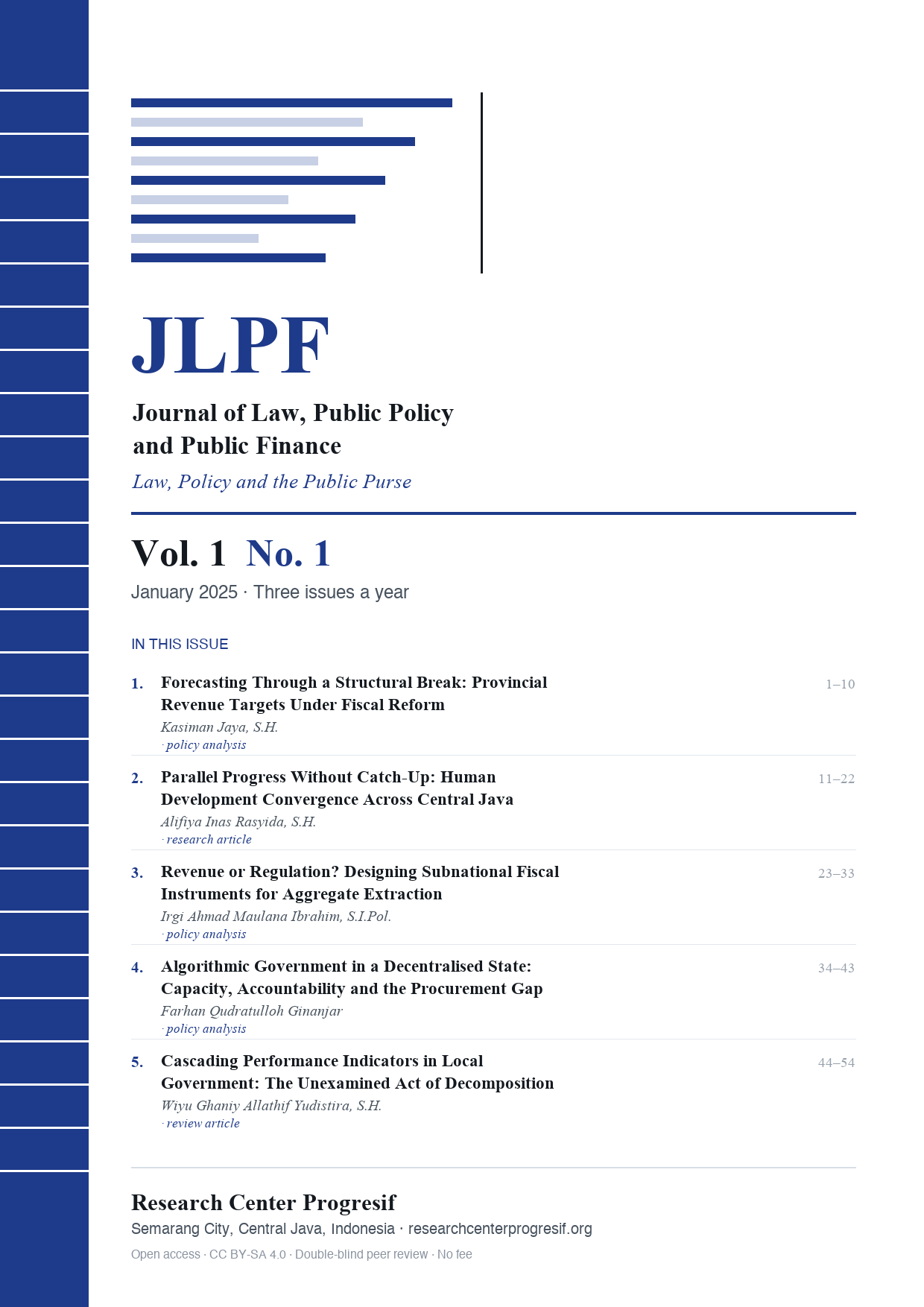 Cover Vol. 1 No. 1 (2025)