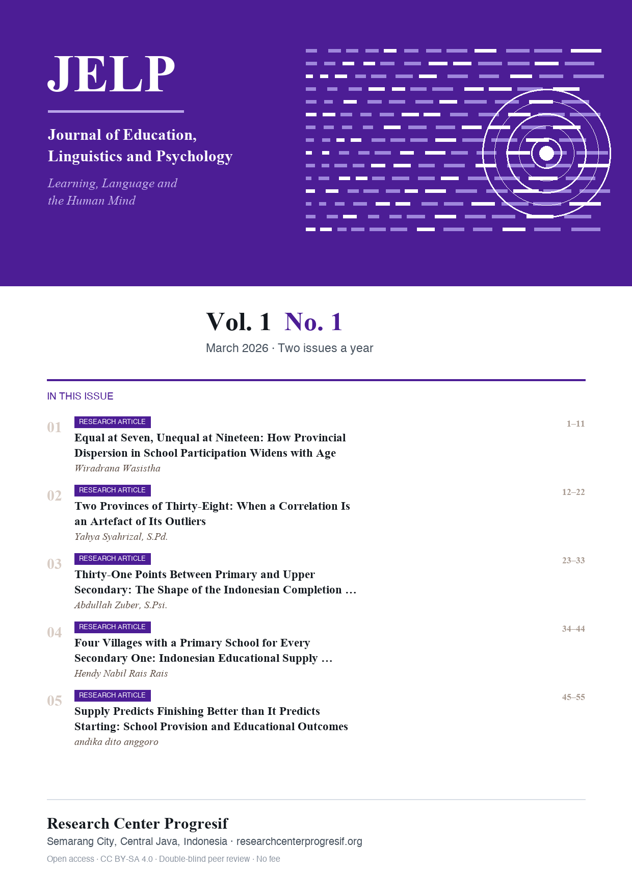 Cover Vol. 1 No. 1 (2026)